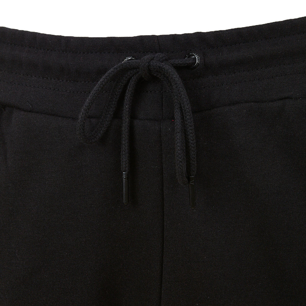 Rich Cotton Jogger Shorts Black