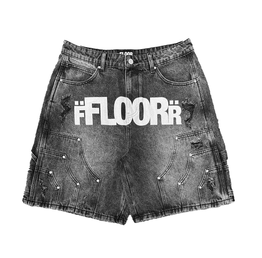 Floor 914 BLACK WASH UNIFORM JORTS