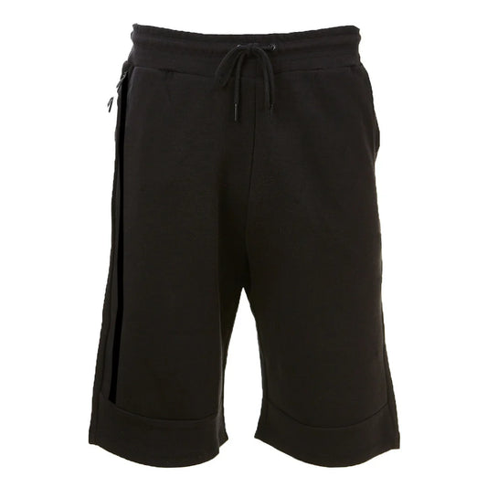 Rich Cotton Jogger Shorts Black