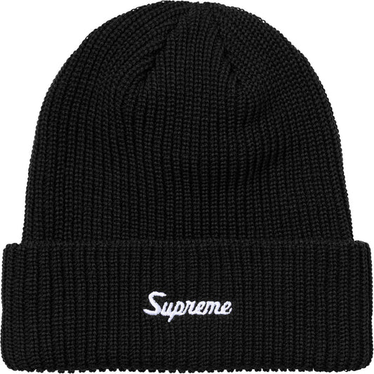 Supreme Loose Gauge Beanie Black