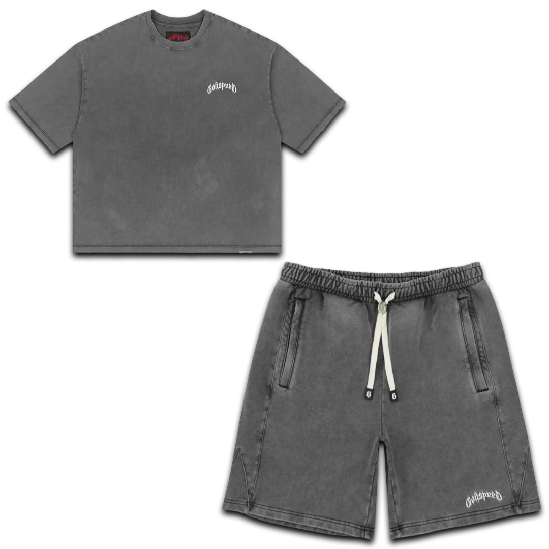GODSPEED Vital Shorts Sets (Grey Wash)