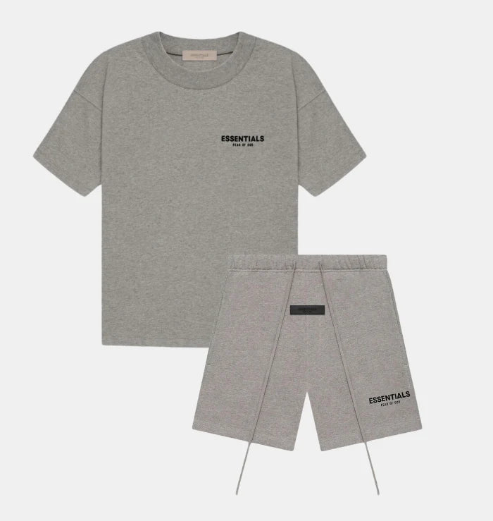 Essentials Set Short Dark Oatmeal