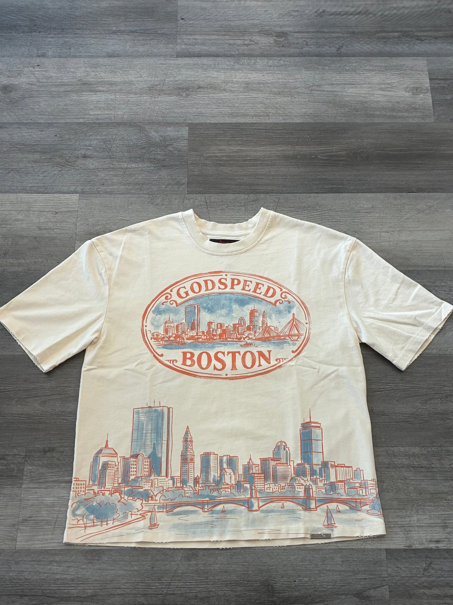 Godspeed-Boston Skyline T-Shirt