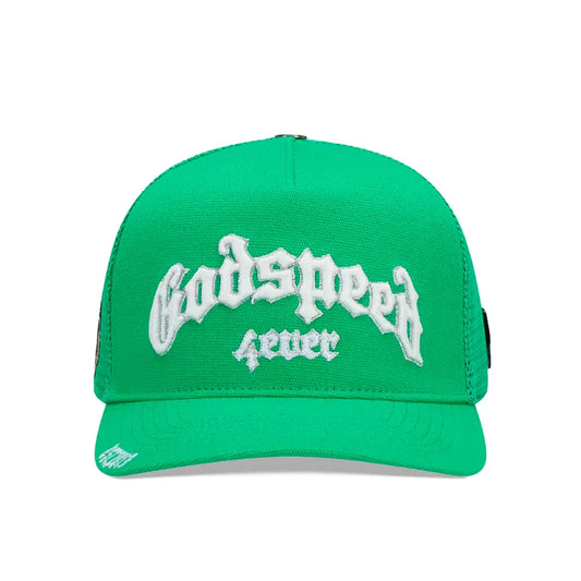 Godspeed Trucker Hat Shamrock Green