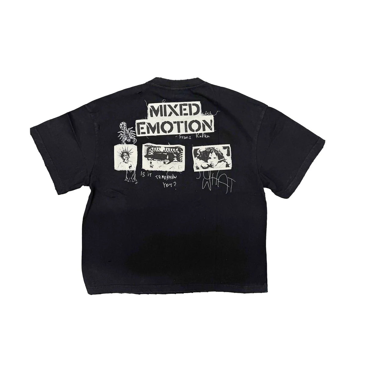 Mixed Emotions - Stamped Black Tee