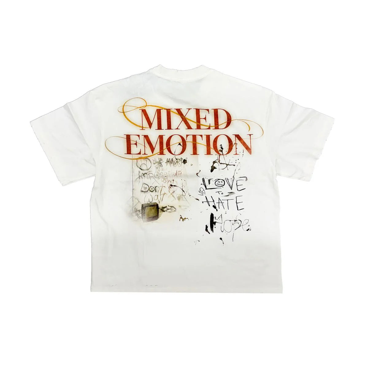 Mixed Emotions - Deja Vu Tee White Tee