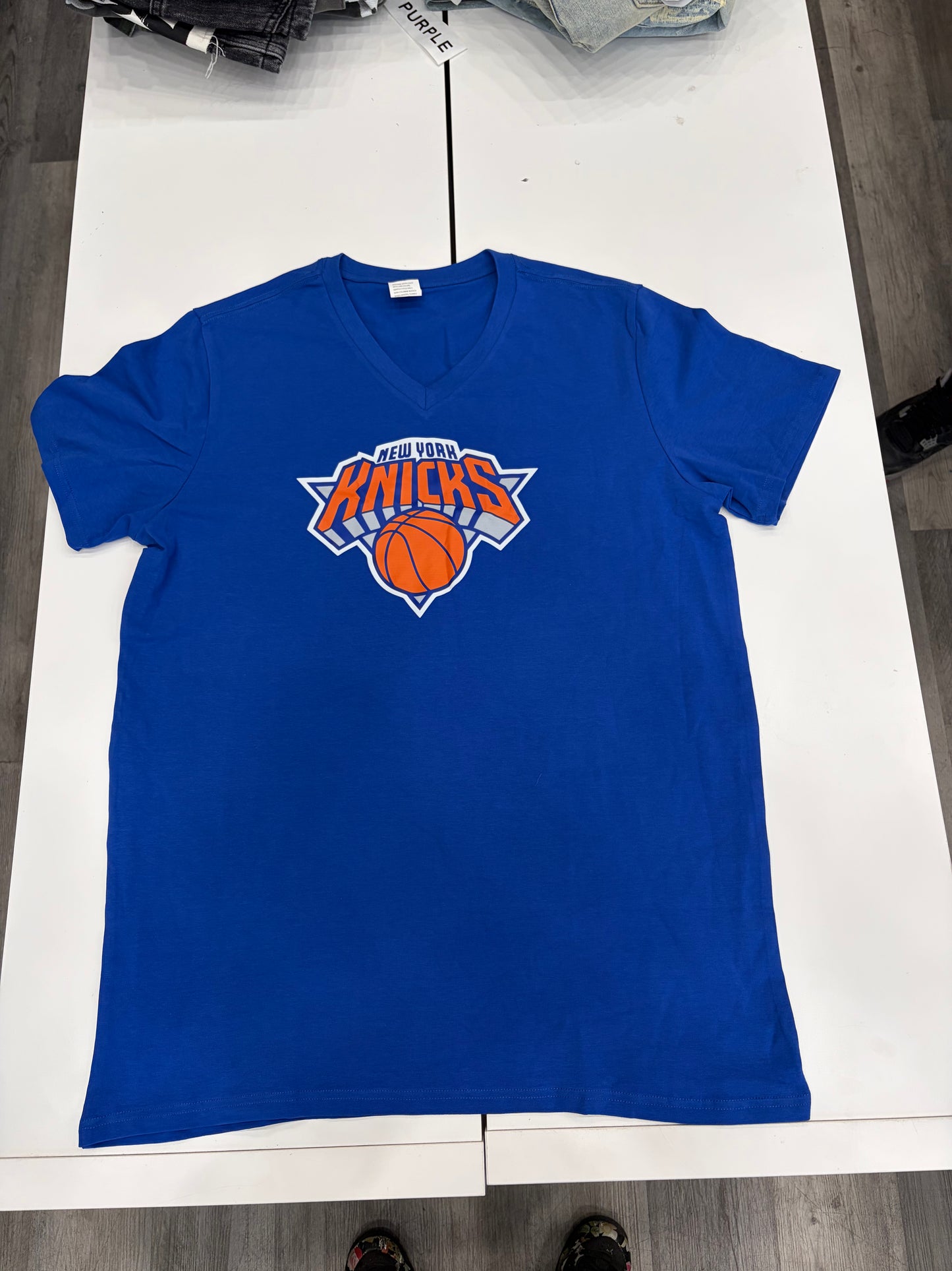 Blue Knicks Tee