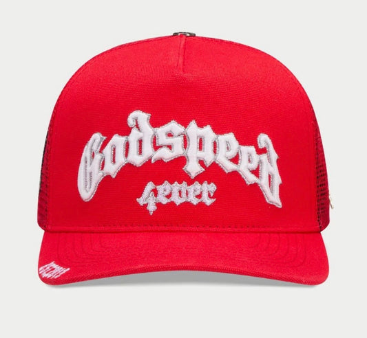 GS FOREVER TRUCKER HAT (RED/WHITE)