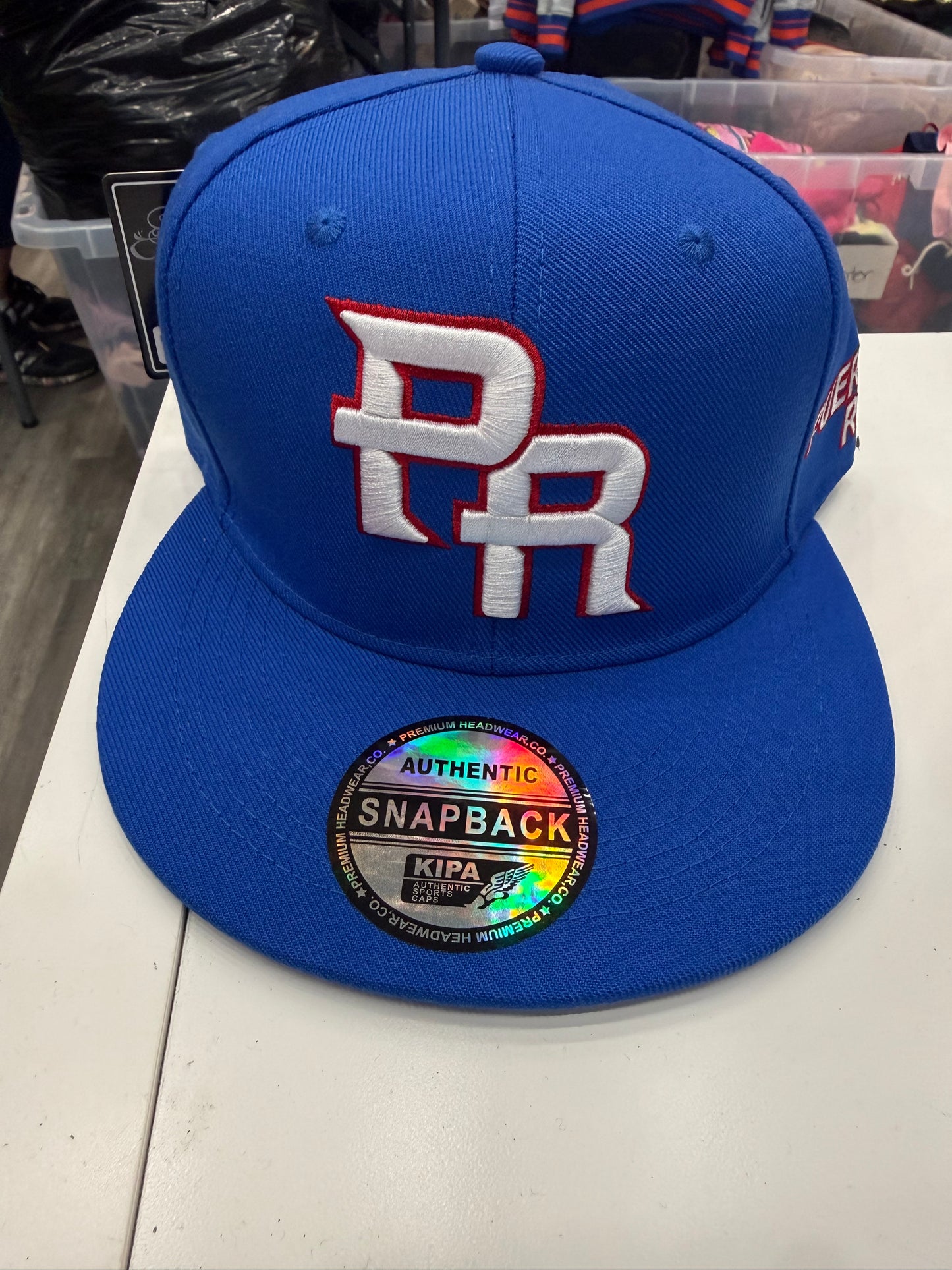 PR ALL BLUE SNAPBACK