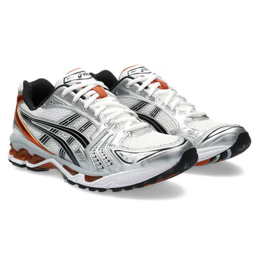 Asics White/Piquant Orange Gel- Kayano 14