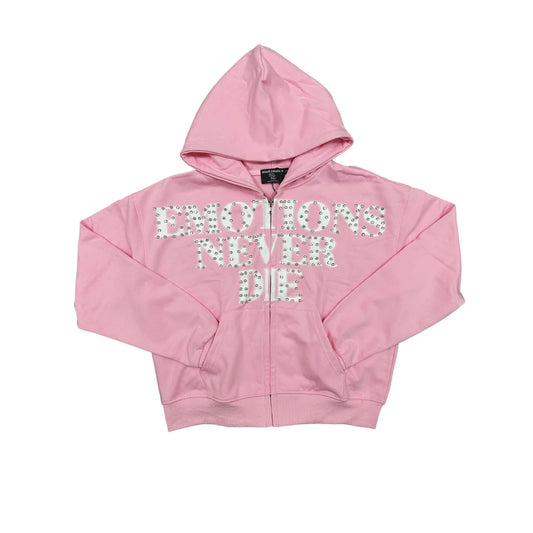 Mixed Emotion Pink "END" Hoodie