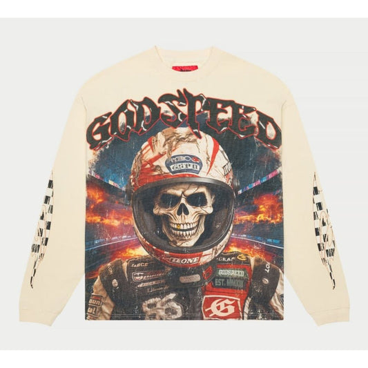 GodSpeed Racer Goldie LS T-Shirt (Bone)