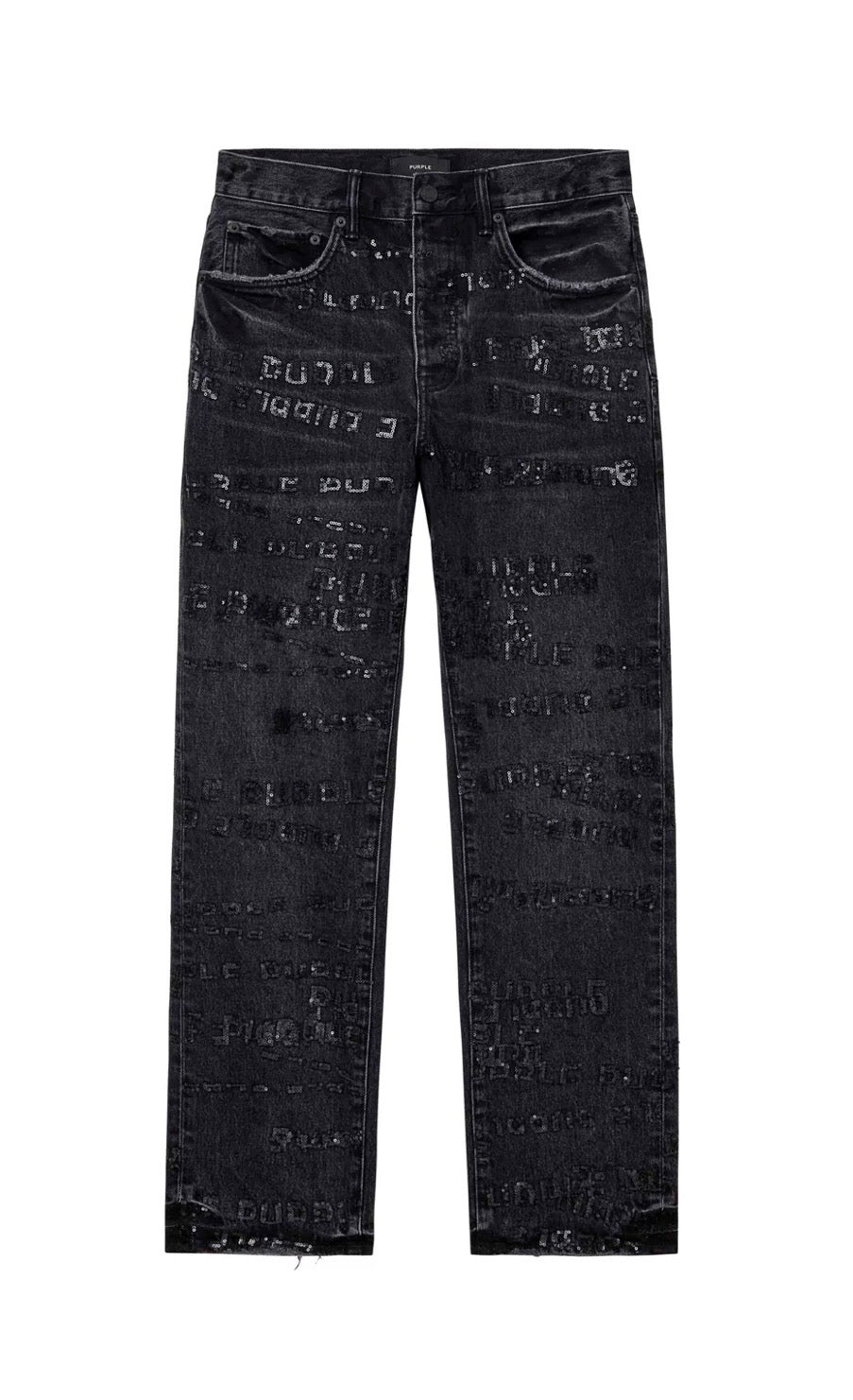 Purple Denim P011 Sequins