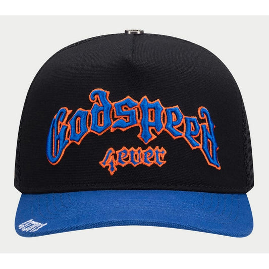 GS Forever Trucker Hat (Black Blue Orange)