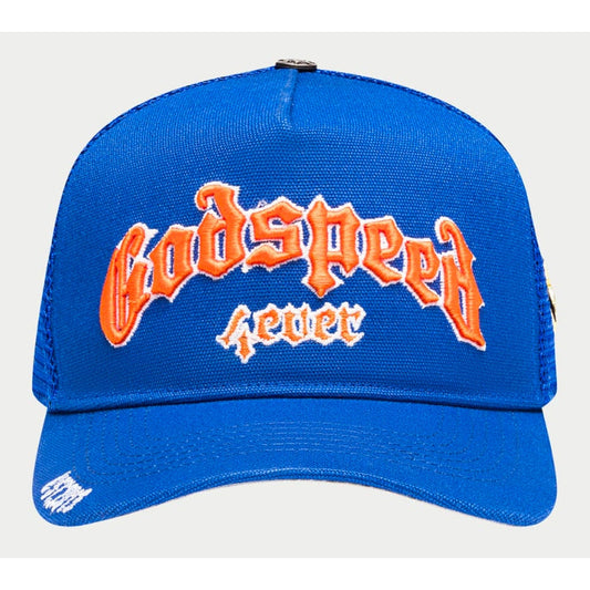 GS FOREVER TRUCKER HAT (BLUE/ORANGE)