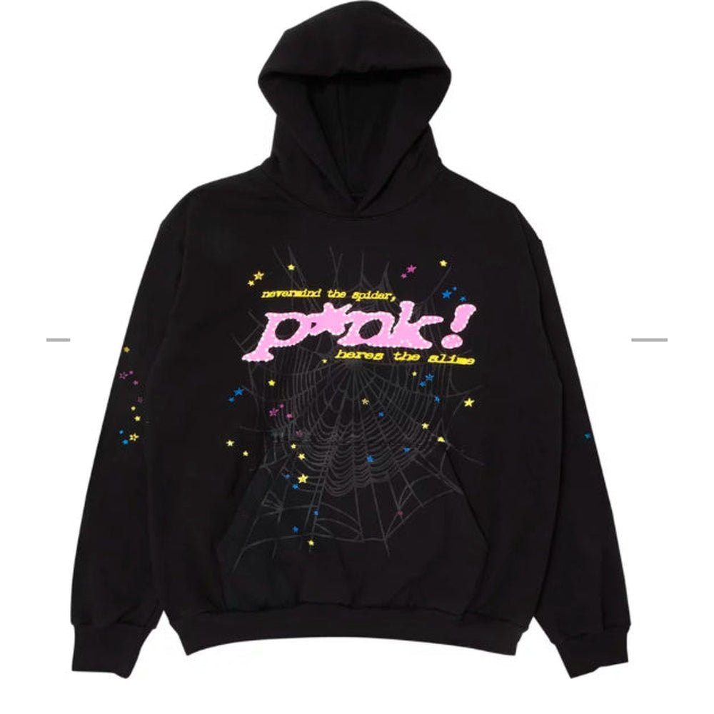 SP5DER P*NK HOODIE (BLACK)