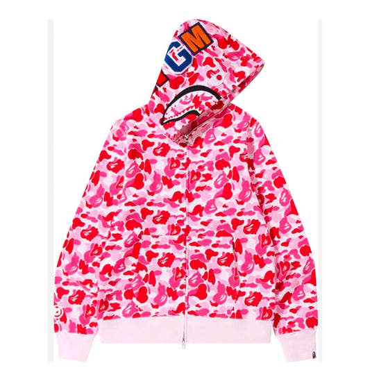 Bape Pink Camo Hoodie