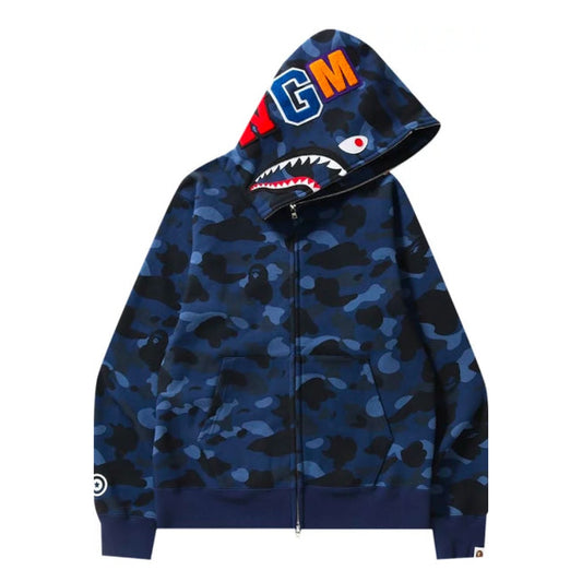 Bape Blue Camo Hoodie