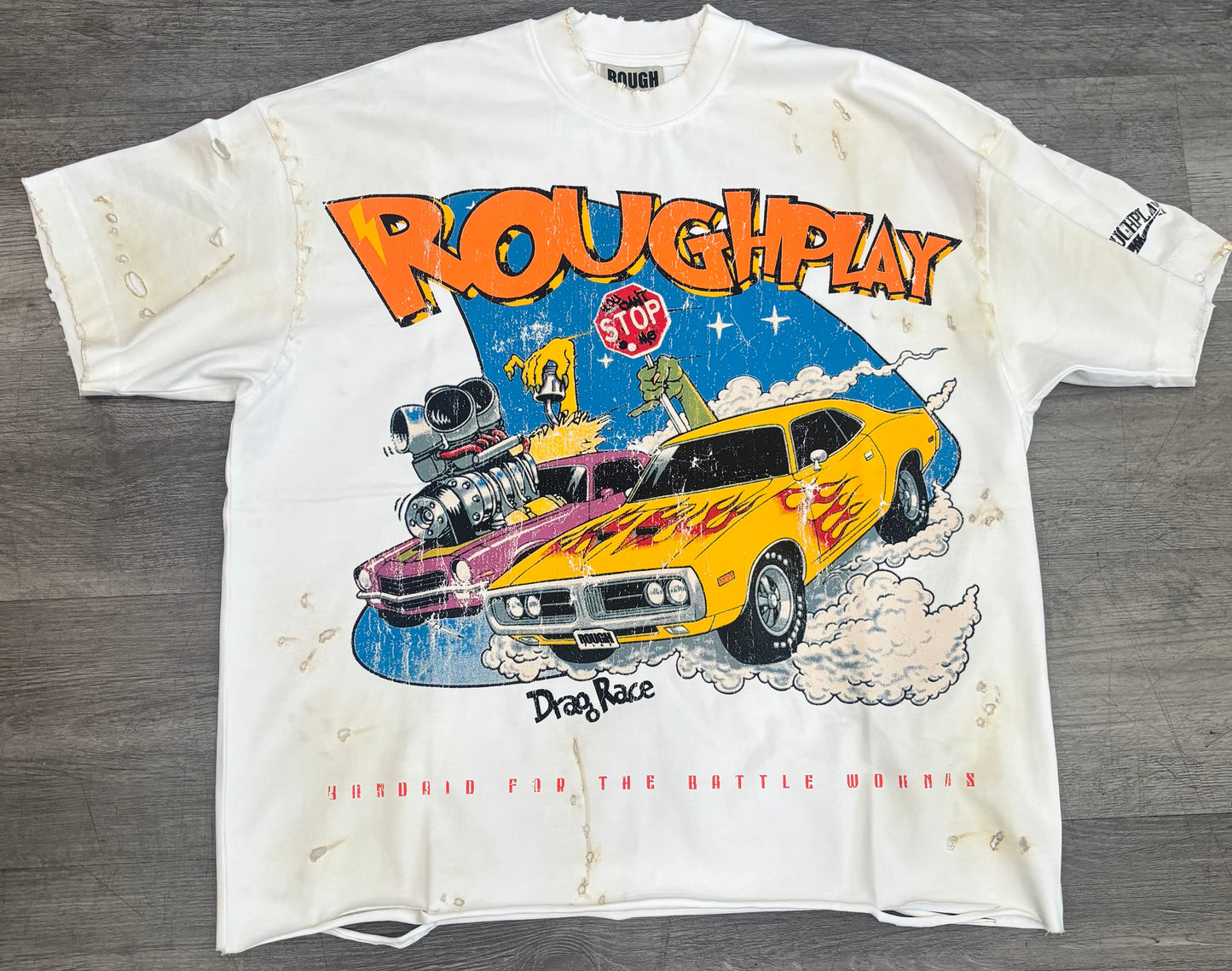 Roughplay Race cars white