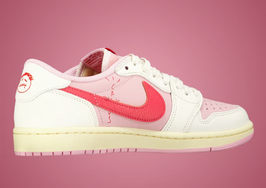 Travis Scott x Air Jordan Air 1 Retro Low OG 'Sail Tropical Pin