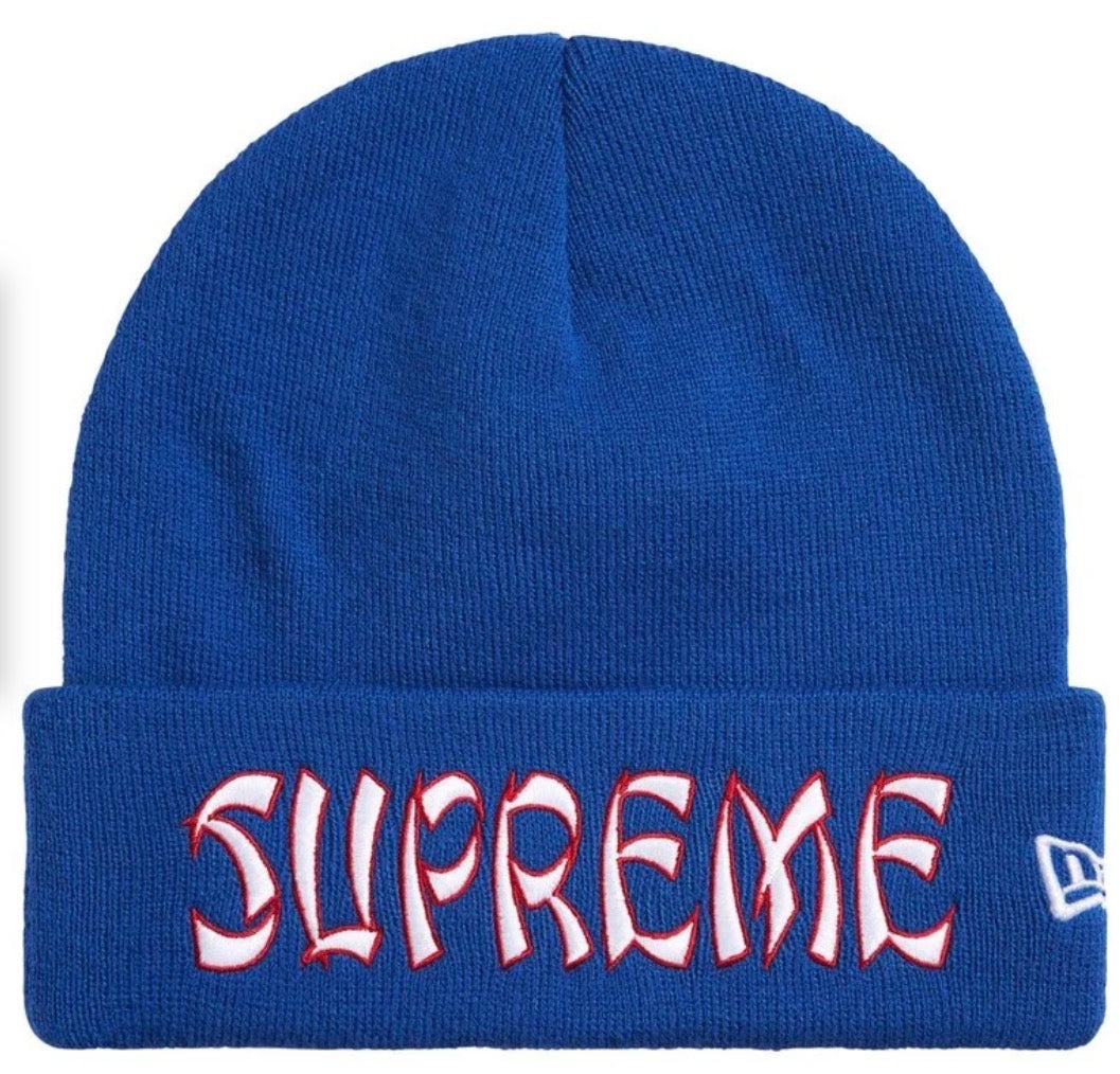 Supreme New Era Action Beanie (BLUE/RED)