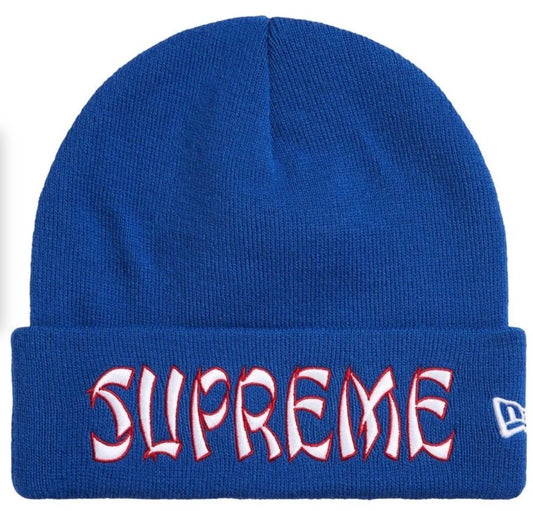 Supreme New Era Action Beanie (BLUE/RED)