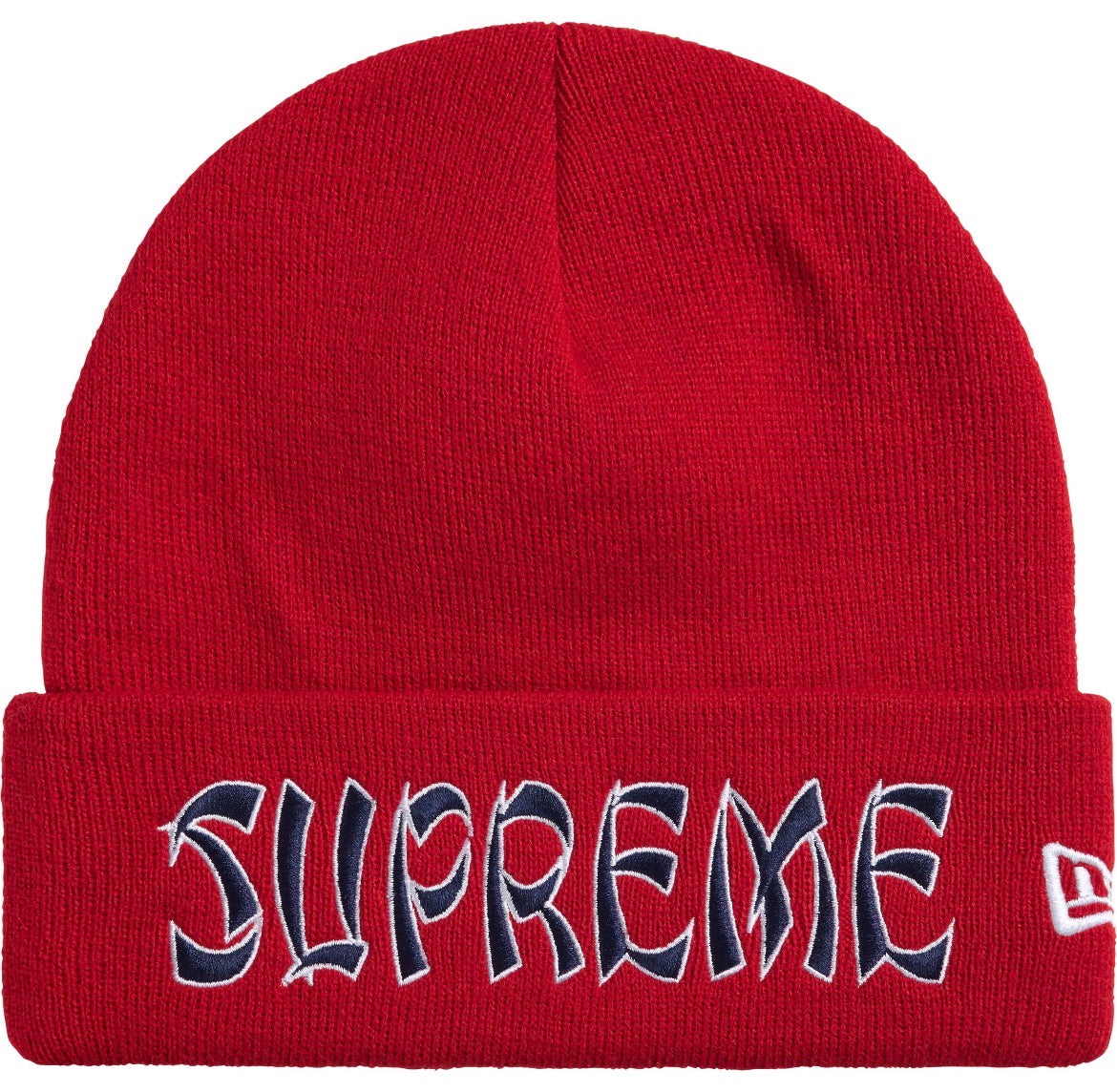 Supreme New Era Action Beanie (Red/Blue/White)