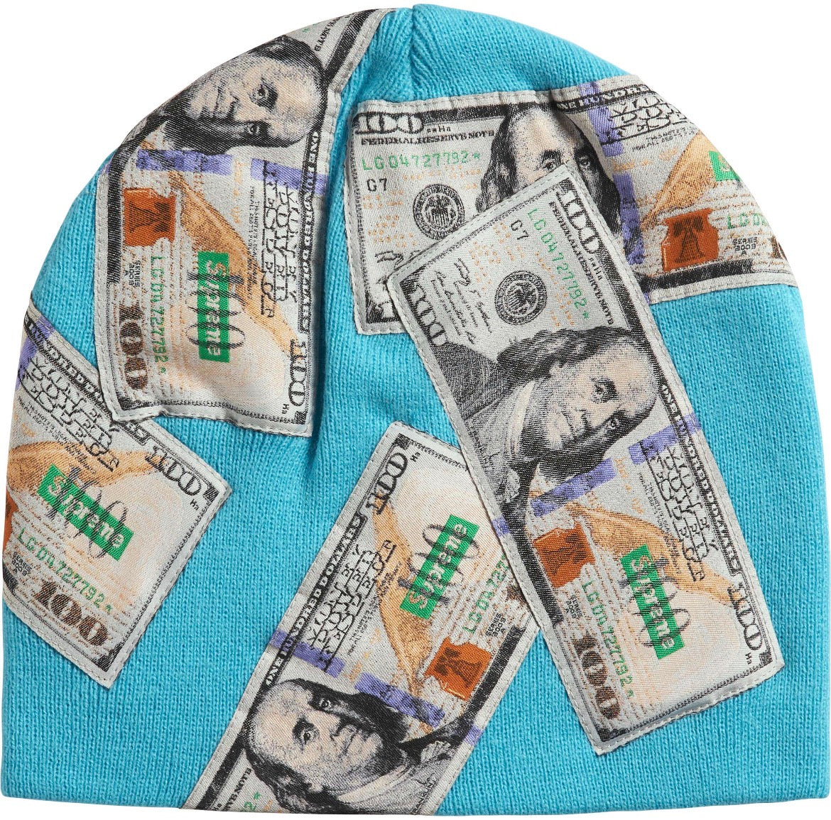 Supreme Money Beanie (Blue)