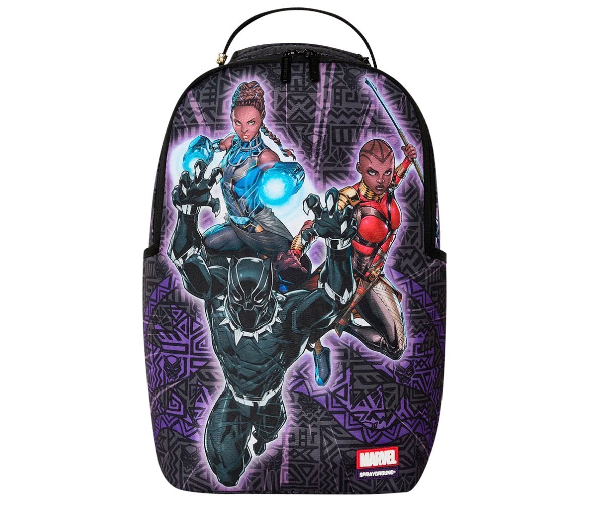Black Panther Never Back Down SprayGround