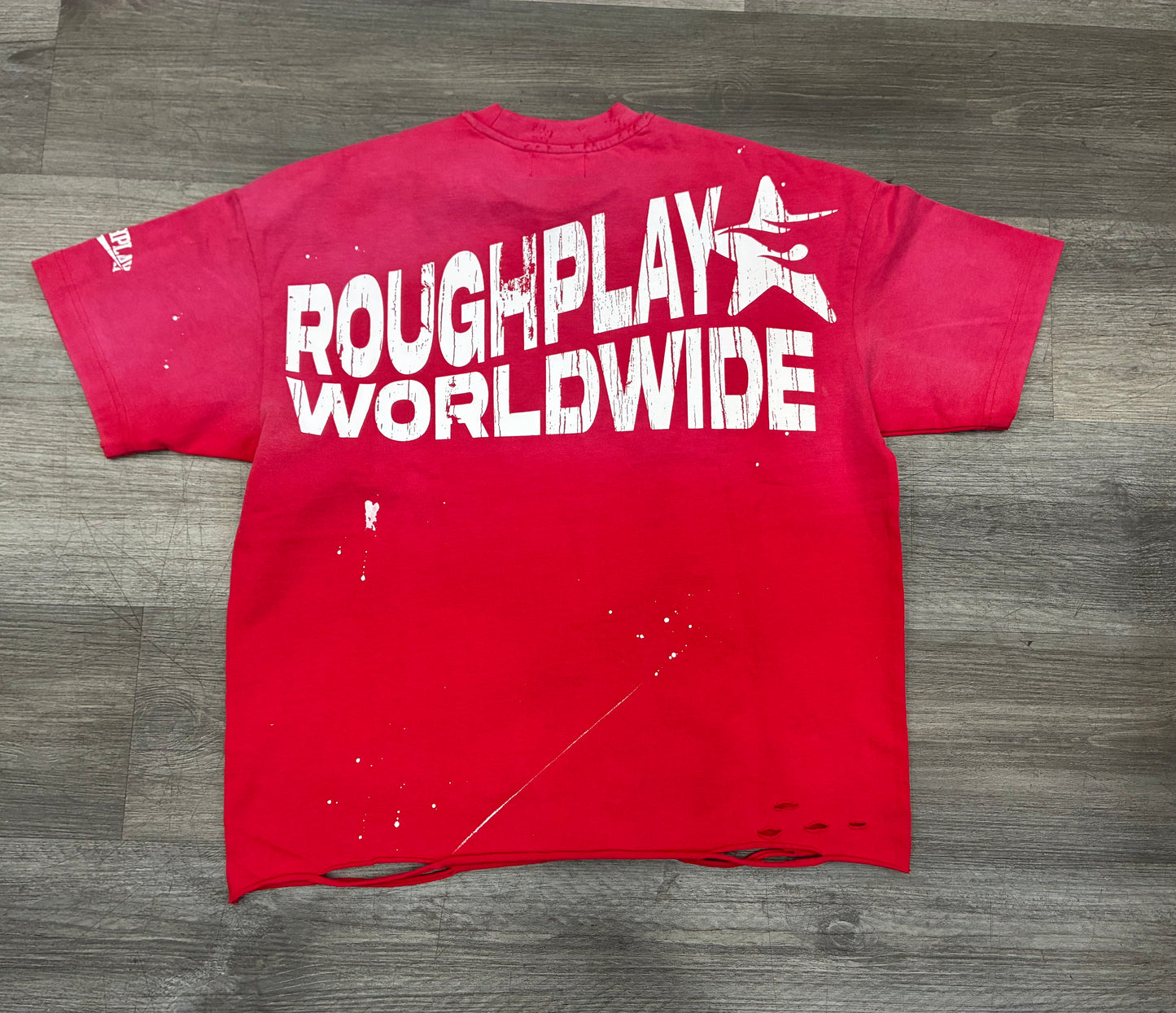 Rough Play Small Logo Vintage Red/white