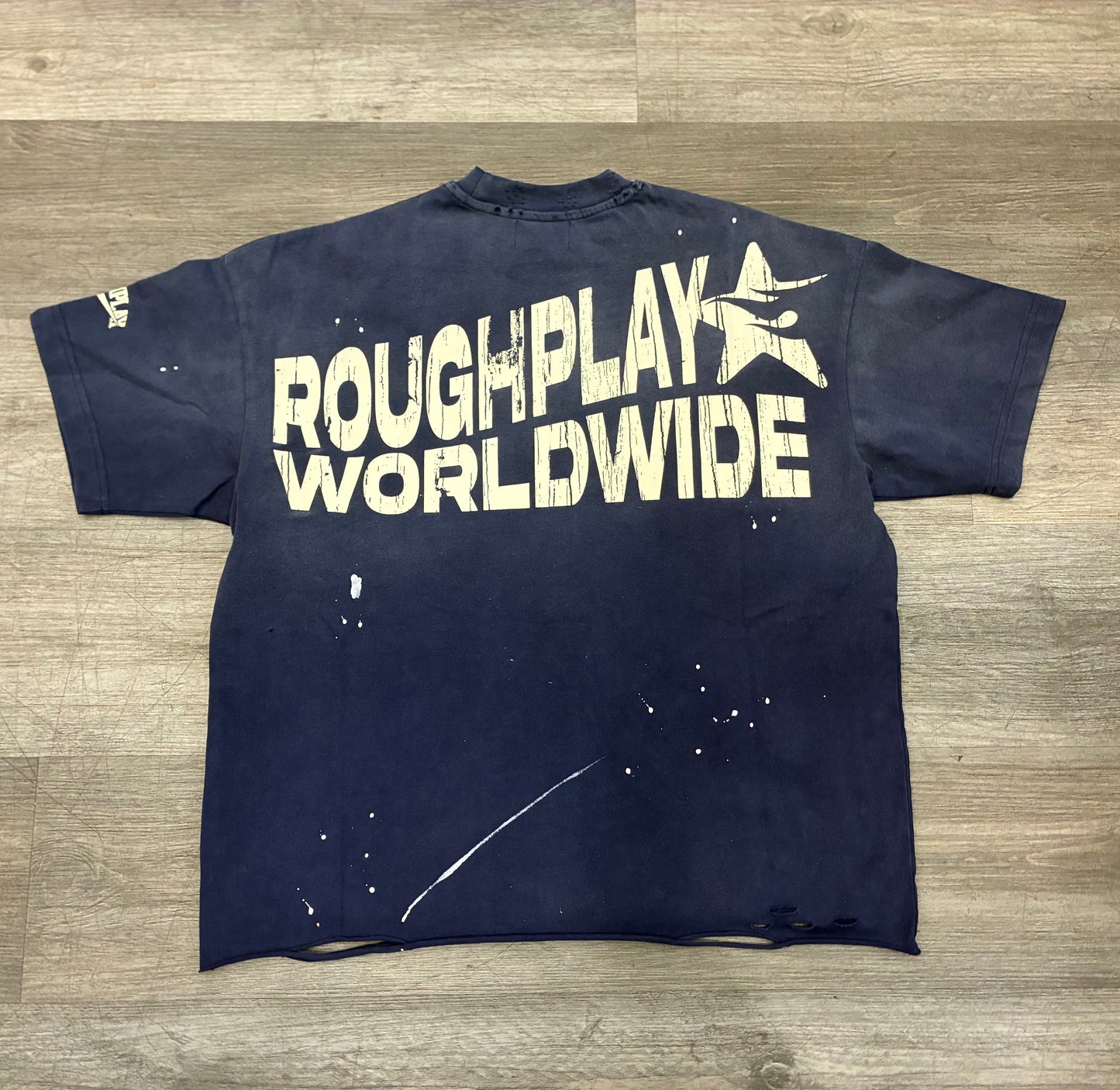 Rough Play Small Logo Vintage Navy/White