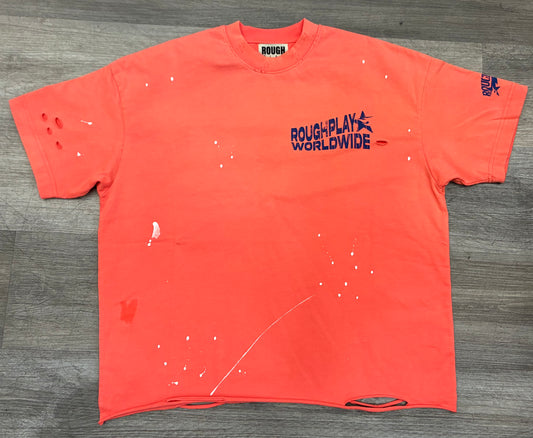 Rough Play Small Logo Vintage Orange/Navy