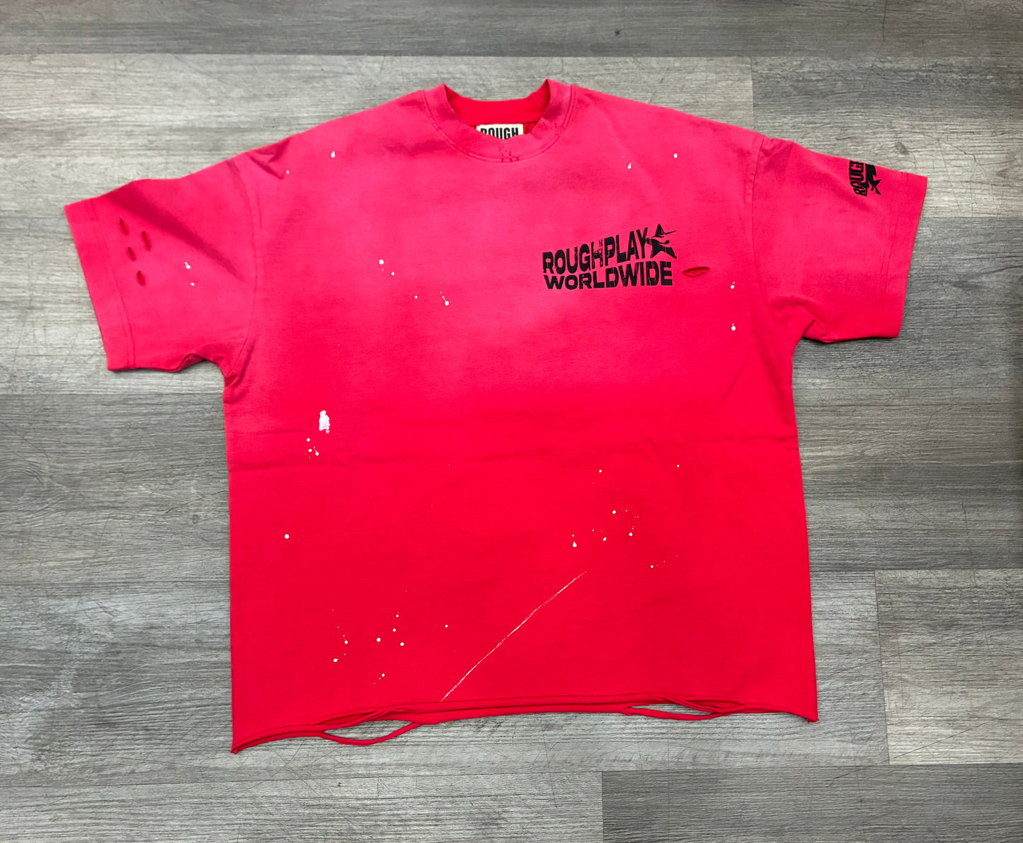 Rough Play Small Logo Vintage Red/Black