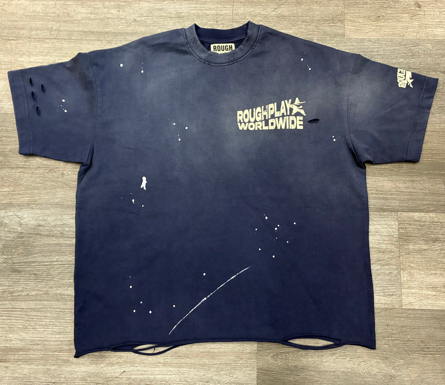 Rough Play Small Logo Vintage Navy/White