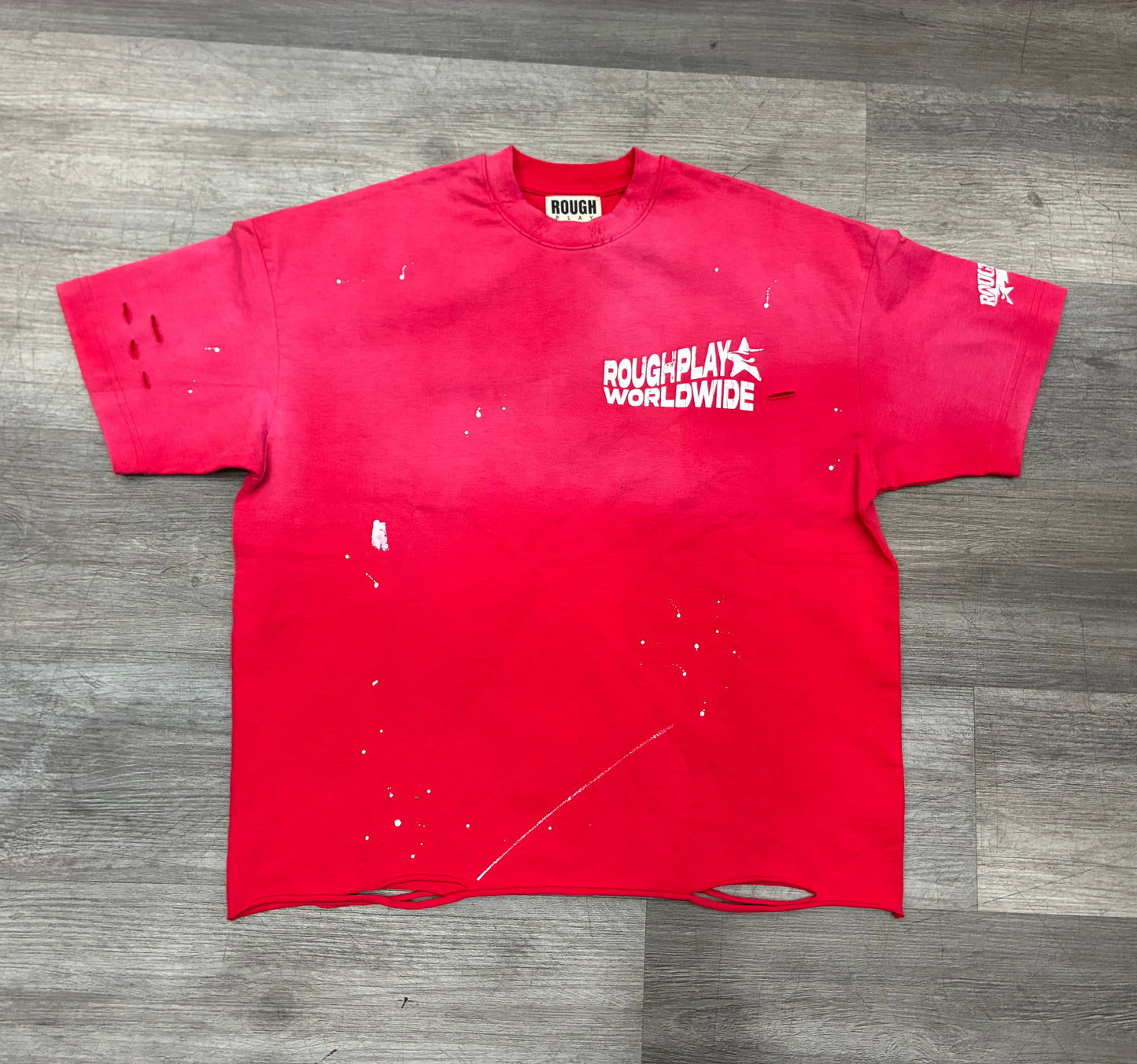 Rough Play Small Logo Vintage Red/white