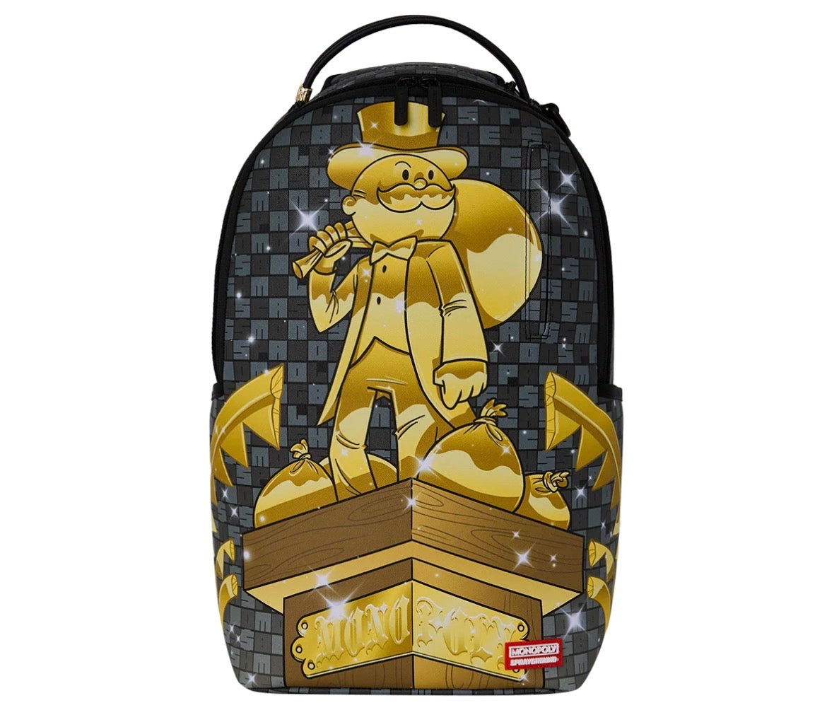 Sprayground Monopoly Collab - Get The Gold Backpack