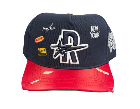 Roughplay I LOVE NY HAT (NAVY/RED)