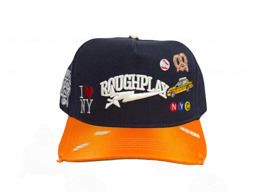 Roughplay I LOVE NY HAT (BLUE/ORANGE)