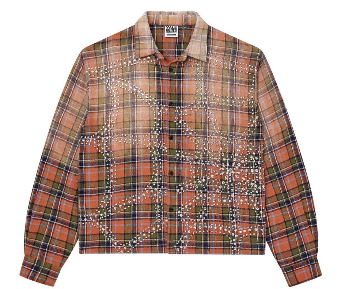 Valley Forever Pumpkin Patch Flannel (Orange/Green)