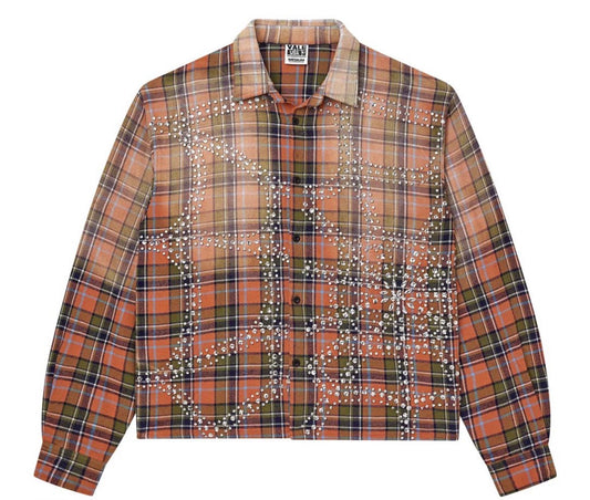 Valley Forever Pumpkin Patch Flannel (Orange/Green)