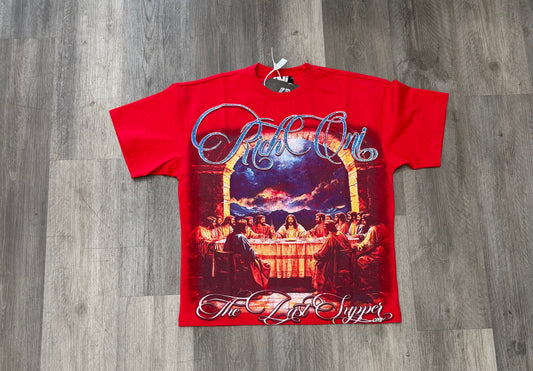 Rich Oni keep the faith Graphic Tee (Red)