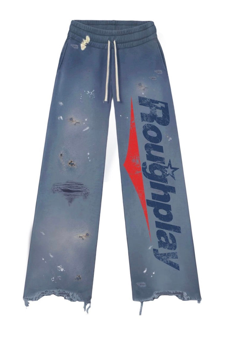 RoughPlay Sweatpants (BLUE RED)