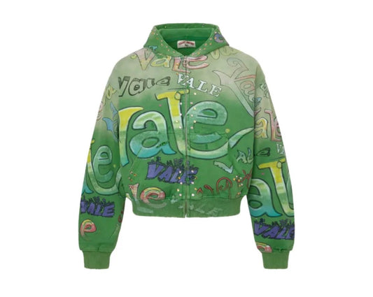Vale Spearmint Zip Up Hoodie