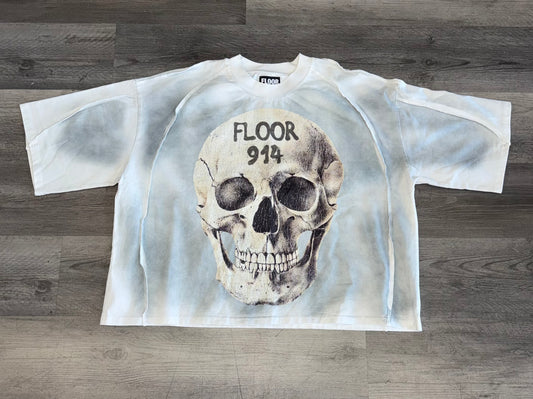 Floor914 grey wash skeleton face