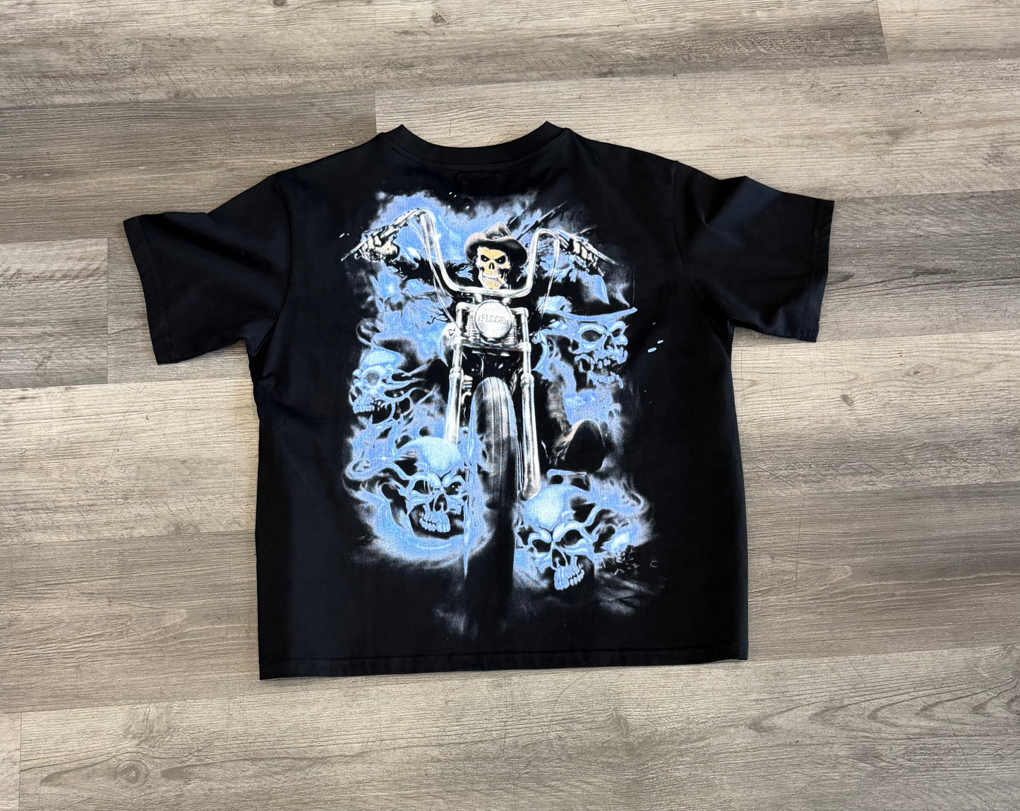 Floor914 black/blue with skeleton