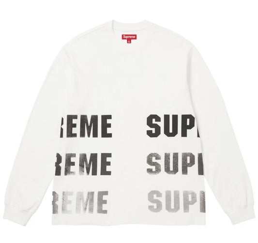 Supreme Reflective L/S (White)