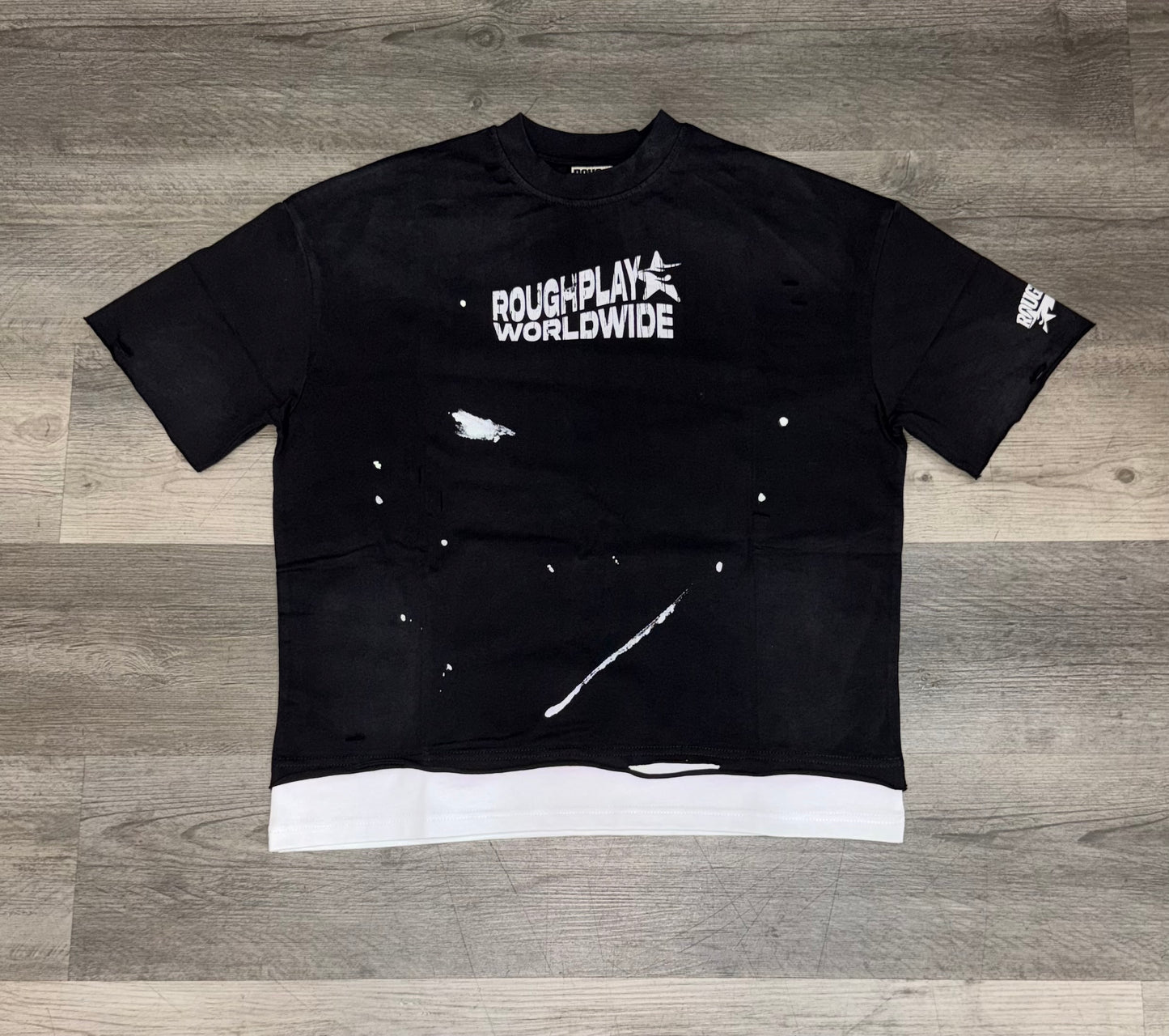 Roughplay black basic logo