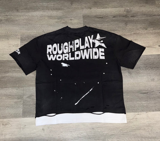 Roughplay black basic logo
