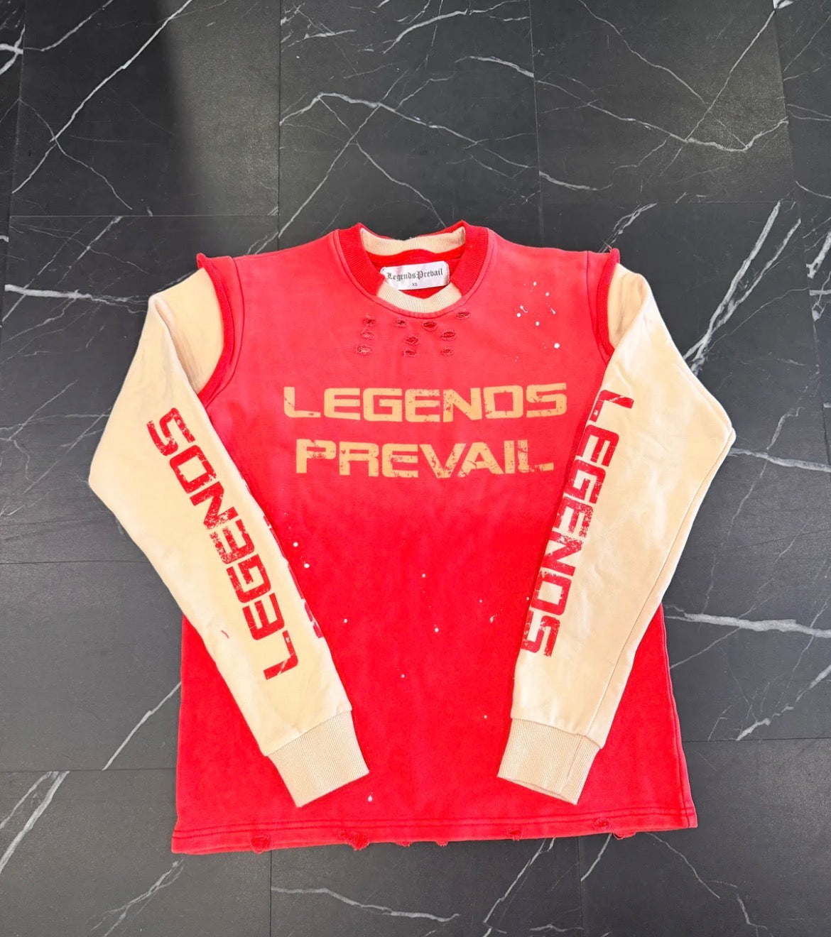 Legends Prevail Twoffer Crew Neck (RED)