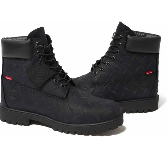 Supreme®/Timberland® Diamond Plate 6" Premium Waterproof Boot (BLACK)